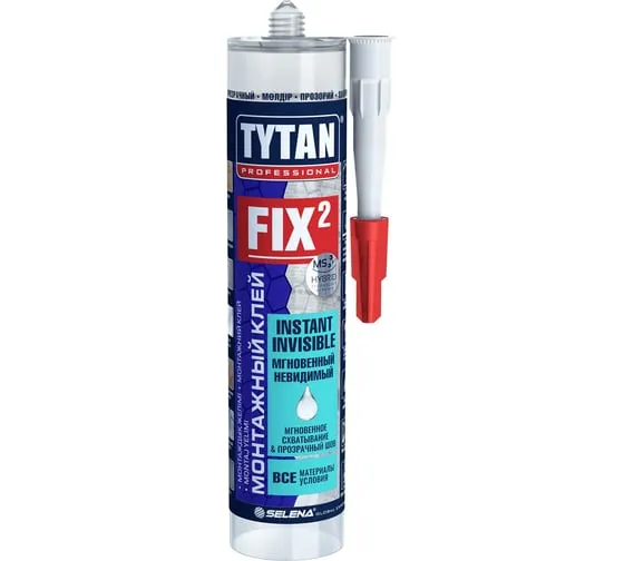 TYTAN FIX2 INSTANT INVISIBLE Montaj klei rangsiz 290 ml