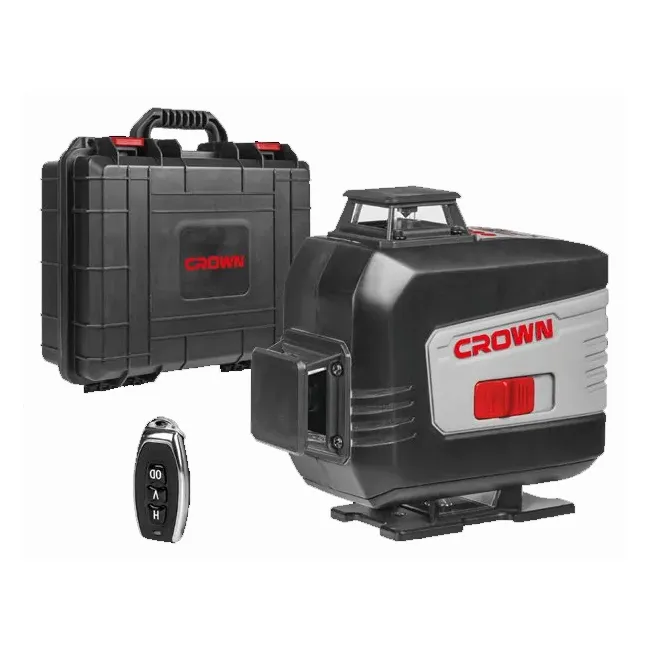 Chiziqli lazer daraja 4 nur 30m Crown CT 44091-R IMC