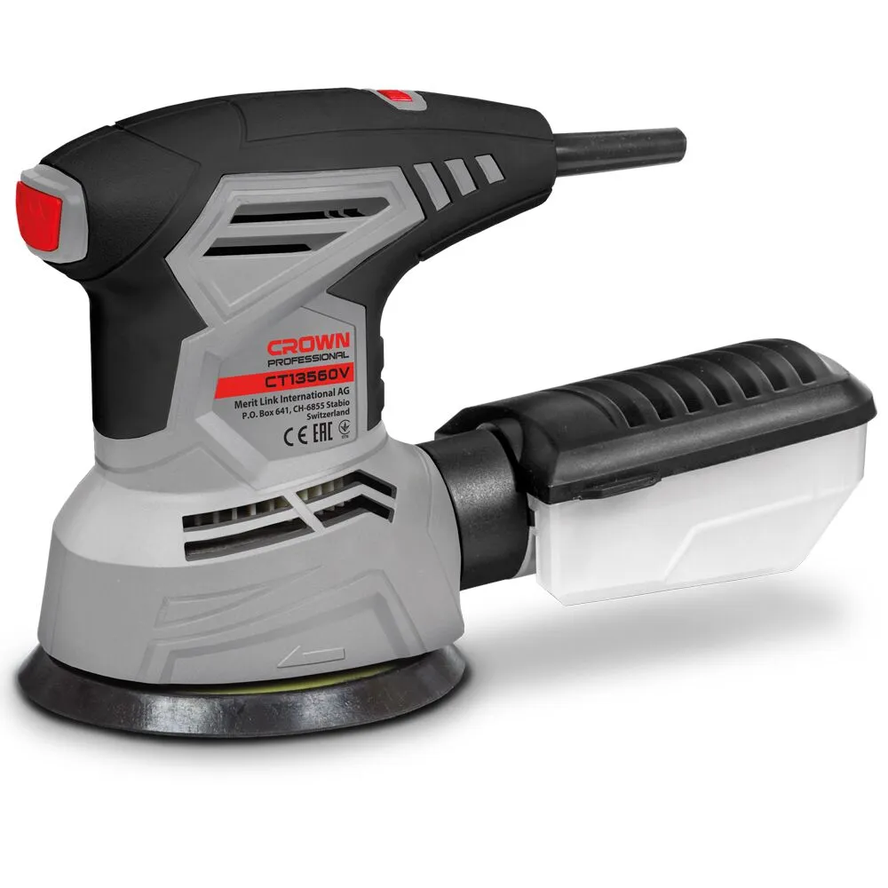 CROWN CT13560V Ekssentrik шлифовальная mashinasi 125mm 300W