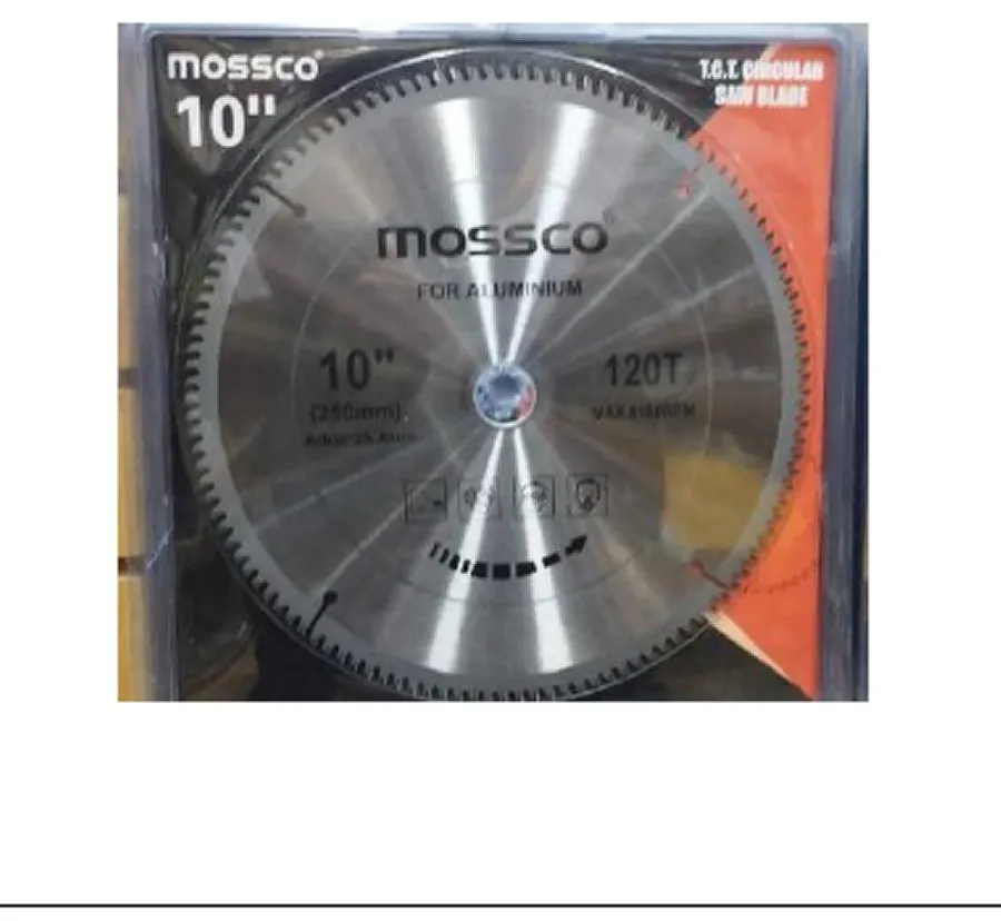 MOSSCO alumin uchun qo'ziqli pila diski 250 120T 25.4