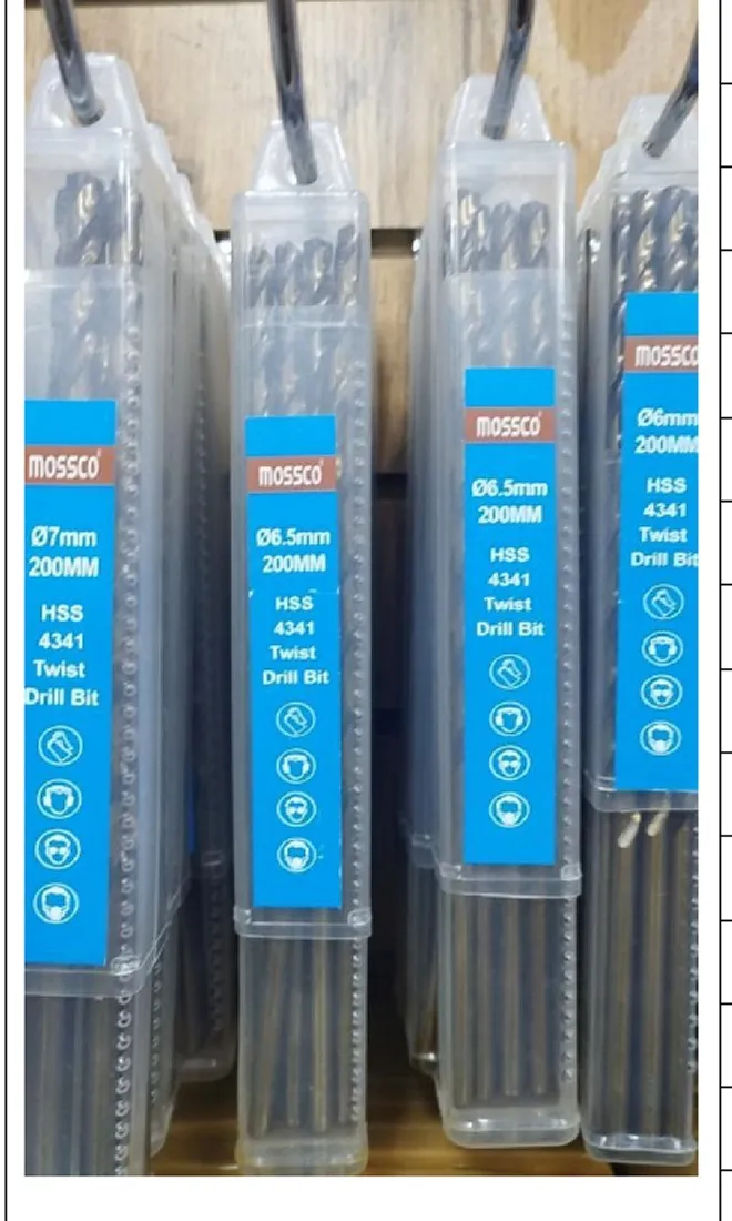 MOSSCO HSS-4341 uzunlashtirilgan metall uchun boring 5.5×160